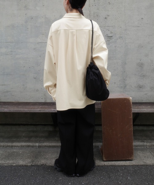 select MOCA by son(セレクトモカバイソン)の「コーデュロイオーバーシャツ【by SON】(シャツ/ブラウス・レディース・ブラック/ブラウン/アイボリー・FREE)」の12枚目の写真