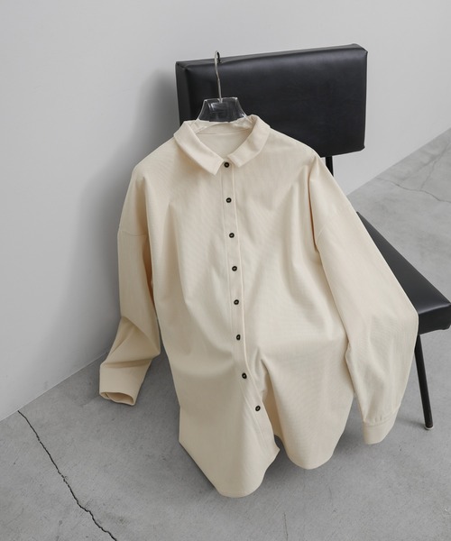 select MOCA by son(セレクトモカバイソン)の「コーデュロイオーバーシャツ【by SON】(シャツ/ブラウス・レディース・ブラック/ブラウン/アイボリー・FREE)」の13枚目の写真