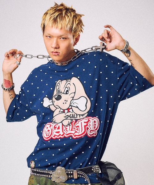 GALFY（ガルフィー）の「【GALFY/ガルフィー】集合体恐怖症 Ｔee（Tシャツ/カットソー・メンズ・ネイビー/ブラック/ホワイト・L/M/XL）」の3枚目の写真