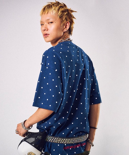 GALFY（ガルフィー）の「【GALFY/ガルフィー】集合体恐怖症 Ｔee（Tシャツ/カットソー・メンズ・ネイビー/ブラック/ホワイト・L/M/XL）」の17枚目の写真