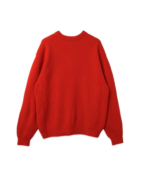 CULLNI(クルニ)の「Extra Wool Minimal Skipper Rib Knit Pullover(ニット/セーター・メンズ・ブルー/レッド/グレー/ブラック・2/1)」の9枚目の写真