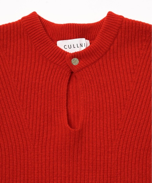 CULLNI(クルニ)の「Extra Wool Minimal Skipper Rib Knit Pullover(ニット/セーター・メンズ・ブルー/レッド/グレー/ブラック・2/1)」の11枚目の写真