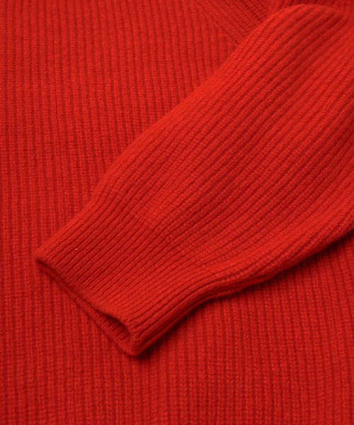 CULLNI(クルニ)の「Extra Wool Minimal Skipper Rib Knit Pullover(ニット/セーター・メンズ・ブルー/レッド/グレー/ブラック・2/1)」の12枚目の写真