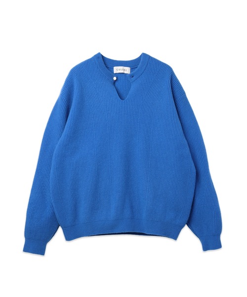 CULLNI(クルニ)の「Extra Wool Minimal Skipper Rib Knit Pullover(ニット/セーター・メンズ・ブルー/レッド/グレー/ブラック・2/1)」の14枚目の写真