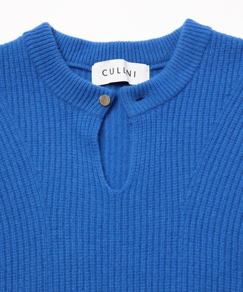 CULLNI(クルニ)の「Extra Wool Minimal Skipper Rib Knit Pullover(ニット/セーター・メンズ・ブルー/レッド/グレー/ブラック・2/1)」の15枚目の写真