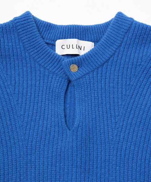 CULLNI(クルニ)の「Extra Wool Minimal Skipper Rib Knit Pullover(ニット/セーター・メンズ・ブルー/レッド/グレー/ブラック・2/1)」の16枚目の写真