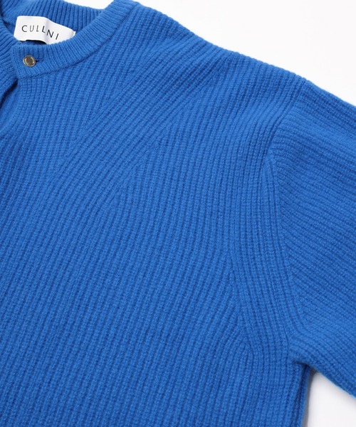 CULLNI(クルニ)の「Extra Wool Minimal Skipper Rib Knit Pullover(ニット/セーター・メンズ・ブルー/レッド/グレー/ブラック・2/1)」の18枚目の写真