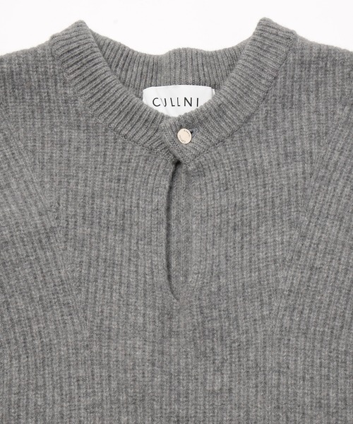 CULLNI(クルニ)の「Extra Wool Minimal Skipper Rib Knit Pullover(ニット/セーター・メンズ・ブルー/レッド/グレー/ブラック・2/1)」の21枚目の写真