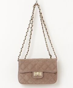 【AULENTTI】SUEDE CHAIN BAG