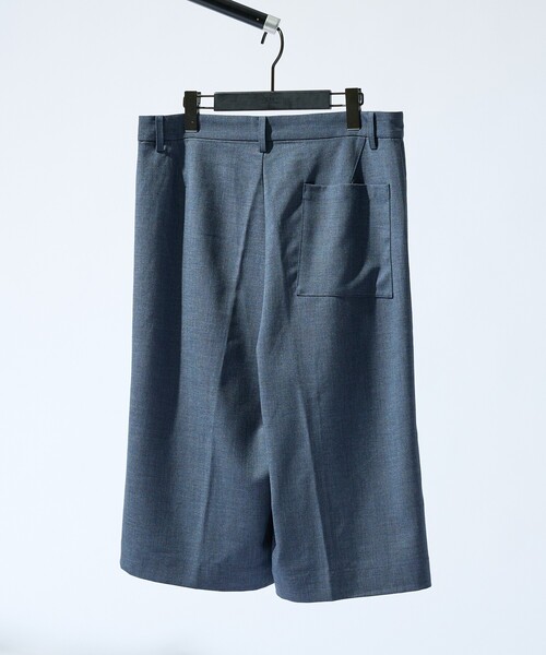 ABAHOUSE(アバハウス)の「TRシャンブレー バギーショーツ / ワイドショートパンツ(その他パンツ・メンズ・インディゴブルー/グレイッシュベージュ/ブラウン・46/48)」の12枚目の写真