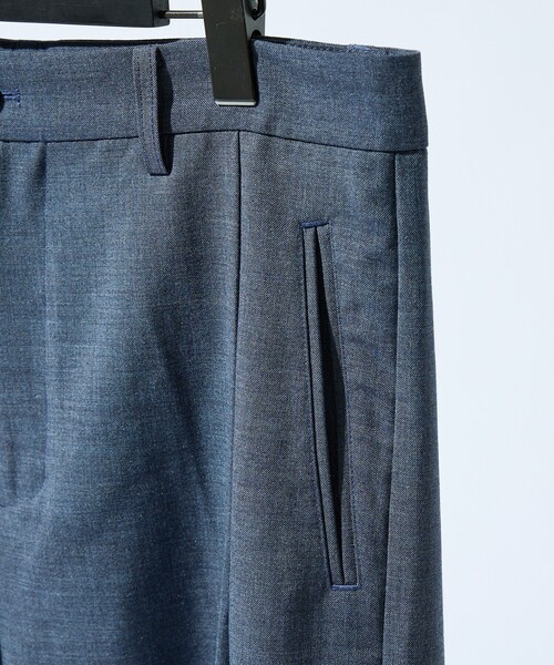 ABAHOUSE(アバハウス)の「TRシャンブレー バギーショーツ / ワイドショートパンツ(その他パンツ・メンズ・インディゴブルー/グレイッシュベージュ/ブラウン・46/48)」の13枚目の写真