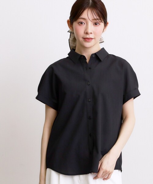 grove(グローブ)の「ドルマンシャツブラウス(シャツ/ブラウス・レディース・ダークグリーン/ブラック/ブラウン系その他・02/03/04/05)」の6枚目の写真