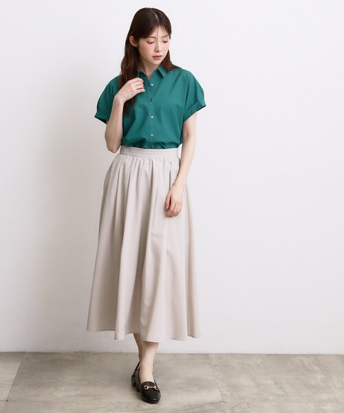 grove(グローブ)の「ドルマンシャツブラウス(シャツ/ブラウス・レディース・ダークグリーン/ブラック/ブラウン系その他・02/03/04/05)」の12枚目の写真