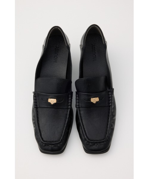 MOUSSY(マウジー)の「【26年AW新作】GATHER HEEL COIN ローファー(ローファー・レディース・ブラック/ブラウン・LARGE/MEDIUM/SMALL)」の6枚目の写真