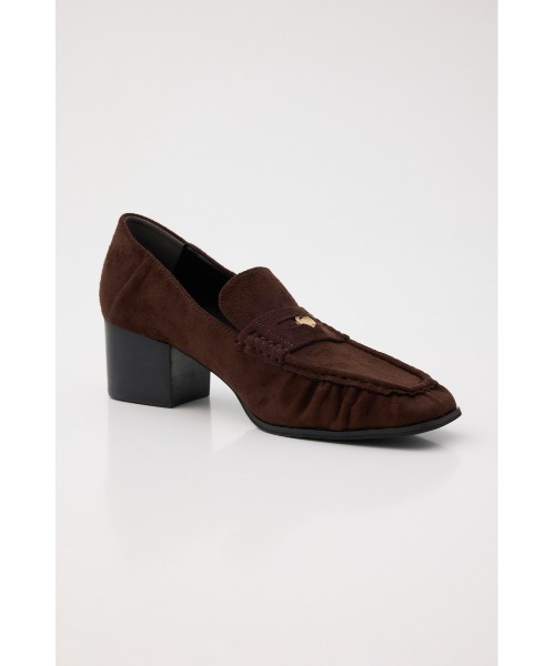 MOUSSY(マウジー)の「【26年AW新作】GATHER HEEL COIN ローファー(ローファー・レディース・ブラック/ブラウン・LARGE/MEDIUM/SMALL)」の14枚目の写真
