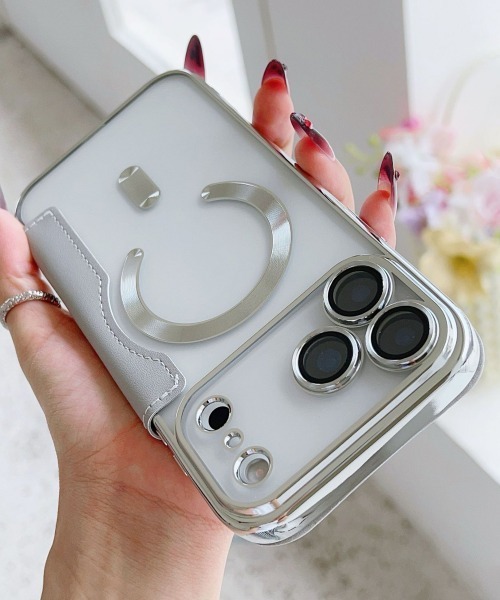 Fun & Daily（ファンアンドデイリー）の「Magsafe対応 Flap iPhone 17 Pro ProMax Cace / アイフォンケース（スマホケース/カバー・レディース・グレー/ブラウン/ブラック/パープル・iPhone 17 Pro Max/iPhone 17/iPhone 17 Pro）」の13枚目の写真