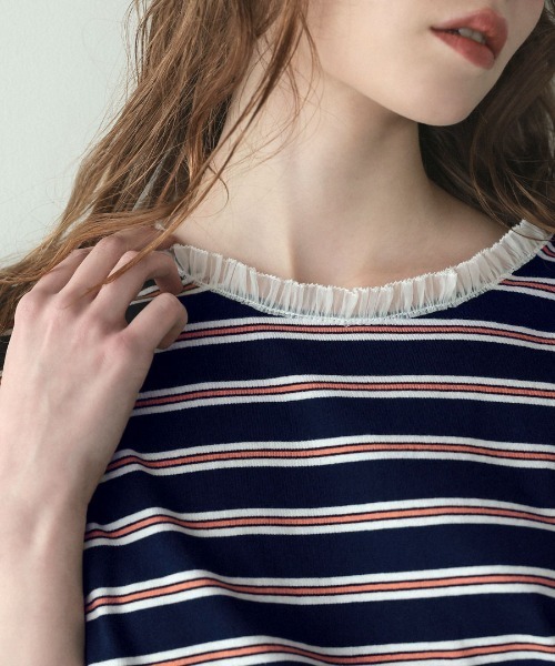 DONOBAN（ドノバン）の「パワーショルダーボータートップス（タンクトップ・レディース・ネイビー/ブラウン/グレー・ONE SIZE）」の18枚目の写真