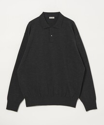 Steven Alan | <Steven Alan> メランジ ウール オープン ニット 2B ポロシャツ(ニット/セーター)