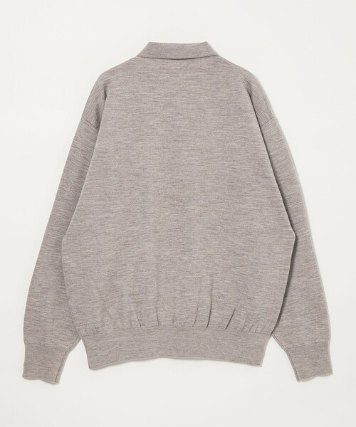 Steven Alan（スティーブンアラン）の「＜Steven Alan＞ メランジ ウール オープン ニット 2B ポロシャツ（ニット/セーター・メンズ・ブラック/ナチュラル/モカ・XL/L/M/S）」の12枚目の写真
