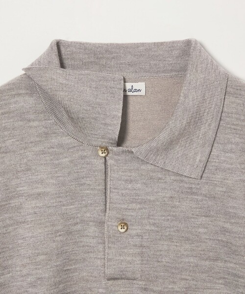 Steven Alan（スティーブンアラン）の「＜Steven Alan＞ メランジ ウール オープン ニット 2B ポロシャツ（ニット/セーター・メンズ・ブラック/ナチュラル/モカ・XL/L/M/S）」の14枚目の写真