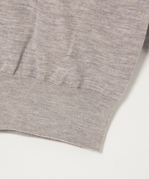 Steven Alan（スティーブンアラン）の「＜Steven Alan＞ メランジ ウール オープン ニット 2B ポロシャツ（ニット/セーター・メンズ・ブラック/ナチュラル/モカ・XL/L/M/S）」の16枚目の写真