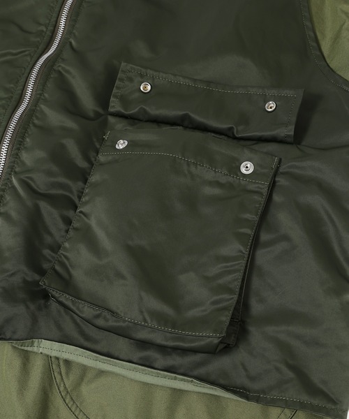 COMME des GARCONS HOMME(コム デ ギャルソン・オム)の「REVERSIBLE MODS COAT(モッズコート・メンズ・カーキ/ブラック・XS/S/M)」の8枚目の写真