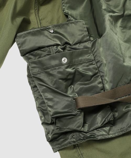 COMME des GARCONS HOMME(コム デ ギャルソン・オム)の「REVERSIBLE MODS COAT(モッズコート・メンズ・カーキ/ブラック・XS/S/M)」の10枚目の写真