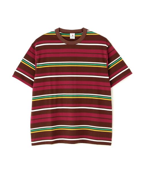 The Make Happy Studio（ザメイクハッピーストゥディオ）の「The Make Happy Studio/ザメイクハッピーストゥディオ/BORDER CREWNECK TEE（Tシャツ/カットソー・メンズ・ブラウン/ネイビー・L/XL/M）」の10枚目の写真