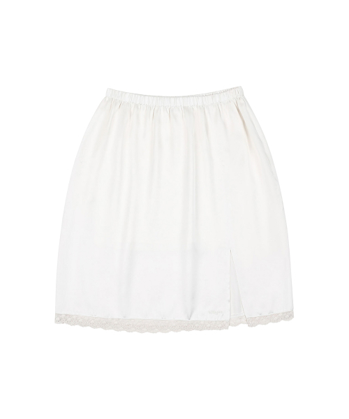 LOTSYOU(ロッツユー)の「lotsyou_Alyssa Satin Skirt Ivory(スカート・レディース・その他・OS)」の1枚目の写真
