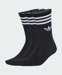 adidas(アディダス)の「スリーストライプス クルーソックス 3足組 靴下 アディダスオリジナルス adidas Originals(ソックス/靴下)」