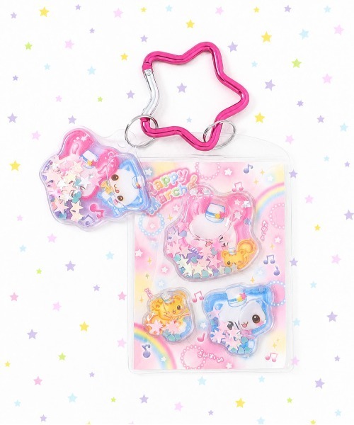 セール】【nini toys】平成女児/ウォーターインシール風キーホルダー
