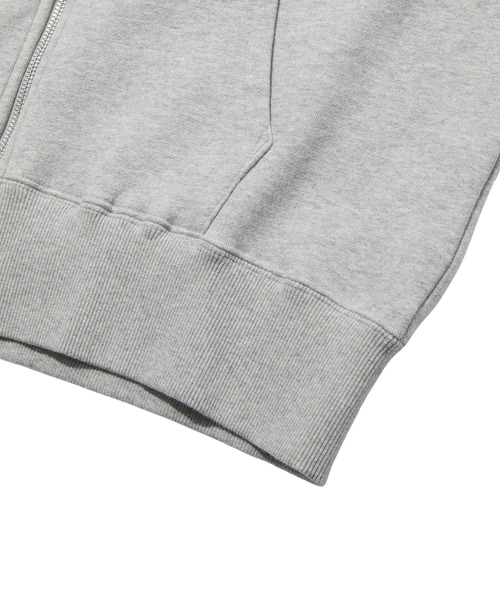 X-girl(エックスガール)の「LOGO PATCH AND STITCH ZIP UP SWEAT HOODIE(パーカー・レディース・アッシュ/ブラック・M/S)」の17枚目の写真