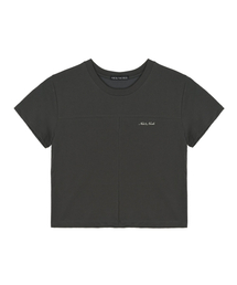 SEAM HALF TOP_CHARCOAL