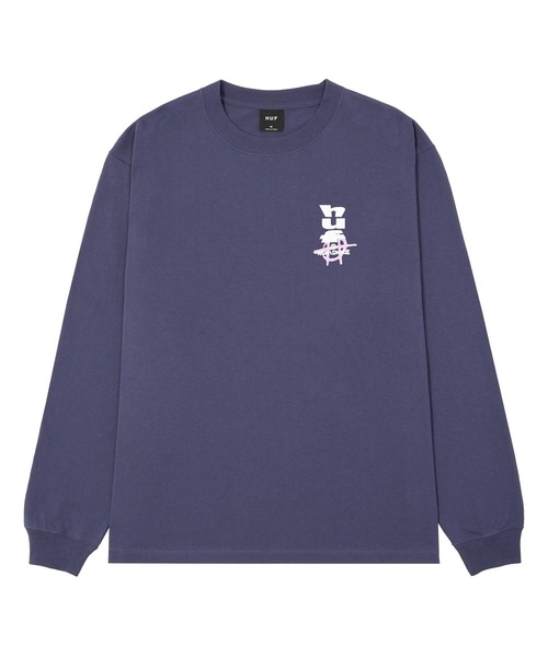 HUF(ハフ)の「CUT AND PASTE LS TEE(Tシャツ/カットソー・メンズ・ホワイト/ネイビー/ブラック・XL/L/M/S/XXL)」の9枚目の写真