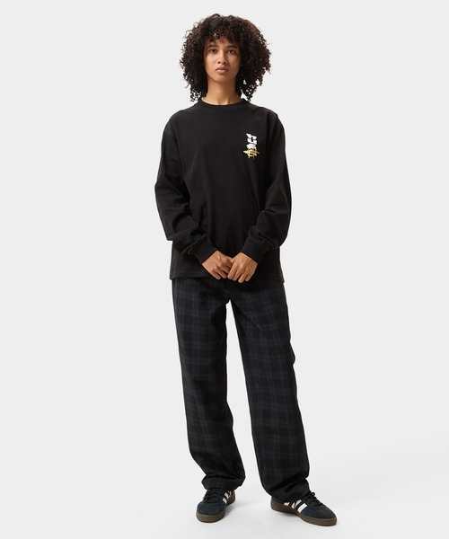 HUF(ハフ)の「CUT AND PASTE LS TEE(Tシャツ/カットソー・メンズ・ホワイト/ネイビー/ブラック・XL/L/M/S/XXL)」の13枚目の写真