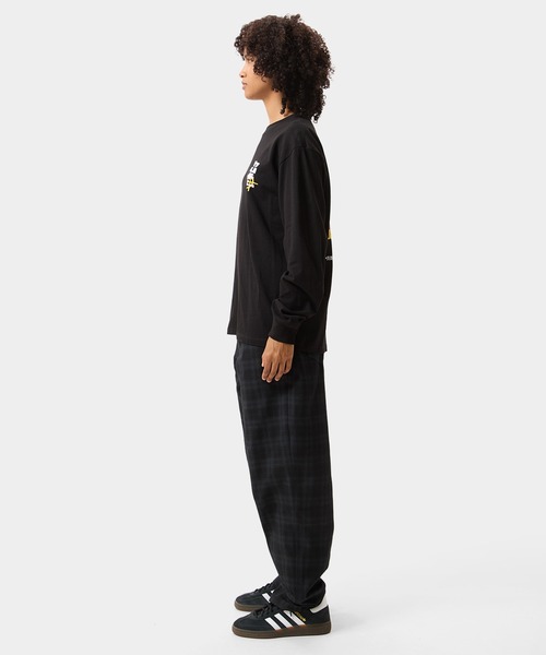 HUF(ハフ)の「CUT AND PASTE LS TEE(Tシャツ/カットソー・メンズ・ホワイト/ネイビー/ブラック・XL/L/M/S/XXL)」の14枚目の写真