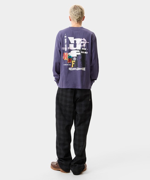 HUF(ハフ)の「CUT AND PASTE LS TEE(Tシャツ/カットソー・メンズ・ホワイト/ネイビー/ブラック・XL/L/M/S/XXL)」の18枚目の写真