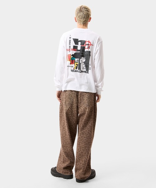 HUF(ハフ)の「CUT AND PASTE LS TEE(Tシャツ/カットソー・メンズ・ホワイト/ネイビー/ブラック・XL/L/M/S/XXL)」の12枚目の写真