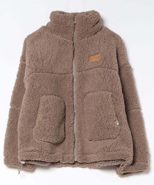 ROXY(ロキシー)の「ROXY TEDDY BOA JACKET 撥水ボアジャケット 【2026年秋冬モデル】(ブルゾン・レディース・ナチュラル/グリーン/ブルー/ブラウン/チャコールグレー・LARGE/MEDIUM/SMALL)」の3枚目の写真