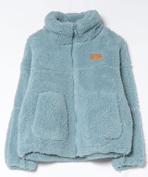 ROXY(ロキシー)の「ROXY TEDDY BOA JACKET 撥水ボアジャケット 【2026年秋冬モデル】(ブルゾン・レディース・ナチュラル/グリーン/ブルー/ブラウン/チャコールグレー・LARGE/MEDIUM/SMALL)」の1枚目の写真