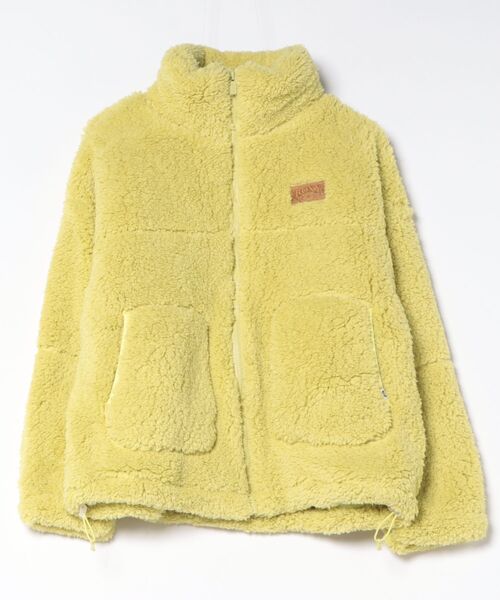 ROXY(ロキシー)の「ROXY TEDDY BOA JACKET 撥水ボアジャケット 【2026年秋冬モデル】(ブルゾン・レディース・ナチュラル/グリーン/ブルー/ブラウン/チャコールグレー・LARGE/MEDIUM/SMALL)」の5枚目の写真