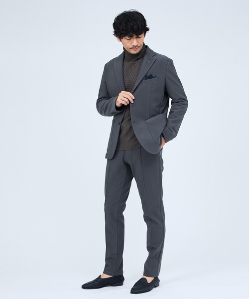 ABAHOUSE GRAY(アバハウスグレイ)の「【G-STAGEコラボ】コーデュロイ ストレッチ ジャケット / セットアップ対応(テーラードジャケット・メンズ・グレー・44/46/48/50)」の6枚目の写真