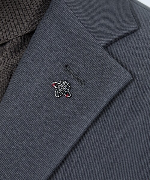 ABAHOUSE GRAY(アバハウスグレイ)の「【G-STAGEコラボ】コーデュロイ ストレッチ ジャケット / セットアップ対応(テーラードジャケット・メンズ・グレー・44/46/48/50)」の12枚目の写真