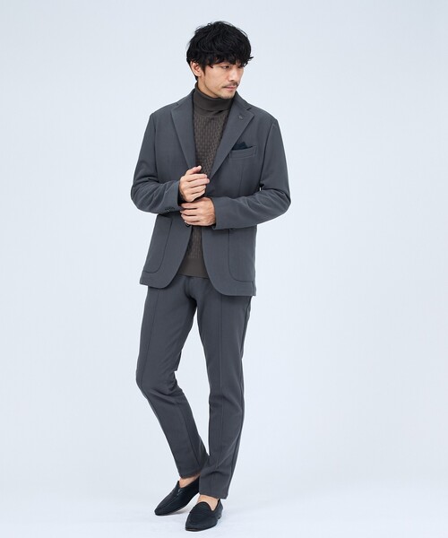 ABAHOUSE GRAY(アバハウスグレイ)の「【G-STAGEコラボ】コーデュロイ ストレッチ ジャケット / セットアップ対応(テーラードジャケット・メンズ・グレー・44/46/48/50)」の5枚目の写真