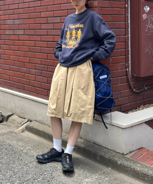 CIAOPANIC TYPY(チャオパニックティピー)の「ヒューマングラフィック裏毛スウェット(スウェット・レディース・ネイビー/グレー/ベージュ・MEDIUM/LARGE)」の7枚目の写真