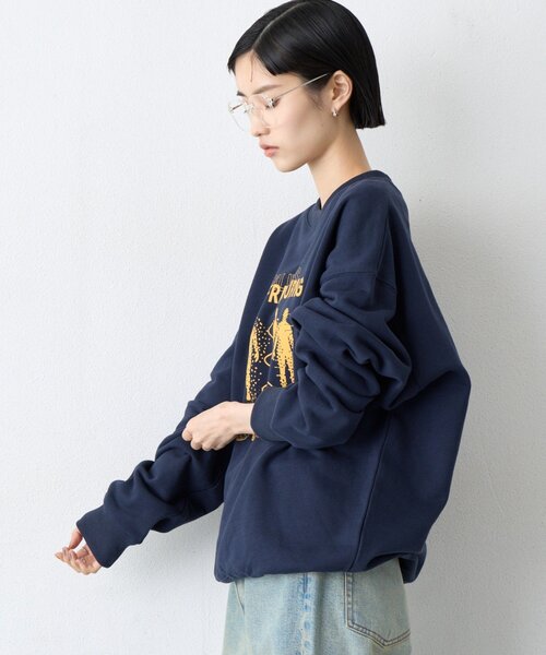CIAOPANIC TYPY(チャオパニックティピー)の「ヒューマングラフィック裏毛スウェット(スウェット・レディース・ネイビー/グレー/ベージュ・MEDIUM/LARGE)」の17枚目の写真
