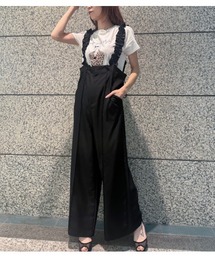 LUGIVA（ルギヴァ）の「【LUGIVA/ルギバ】シャーリングショルダーサロペットパンツ（サロペット/オーバーオール）」