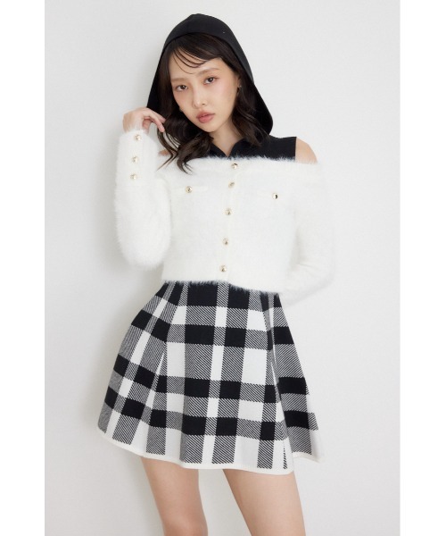 rienda(リエンダ)の「【AW先行アイテム】カーデセットフードミニニットワンピース 秋服 冬服(ワンピース・レディース・ホワイト系その他2/ブルー系その他/ベージュ系その他・FREE)」の15枚目の写真