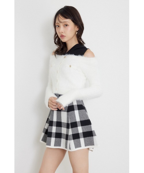 rienda(リエンダ)の「【AW先行アイテム】カーデセットフードミニニットワンピース 秋服 冬服(ワンピース・レディース・ホワイト系その他2/ブルー系その他/ベージュ系その他・FREE)」の16枚目の写真