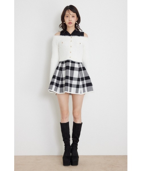 rienda(リエンダ)の「【AW先行アイテム】カーデセットフードミニニットワンピース 秋服 冬服(ワンピース・レディース・ホワイト系その他2/ブルー系その他/ベージュ系その他・FREE)」の18枚目の写真